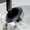 Chehalis Deckenleuchte Glas 15 cm Klar, Rauchfarben, 3-flammig