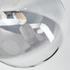 Chehalis Deckenleuchte Glas 15 cm Klar, Rauchfarben, 3-flammig