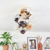 Koyoto Deckenleuchte Glas 15 cm Gold, Schwarz, 8-flammig
