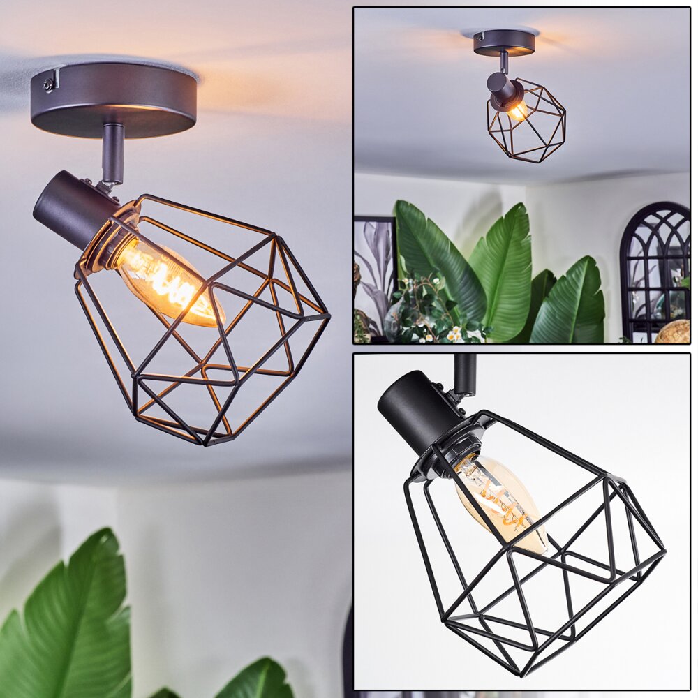 Yaak Deckenleuchte Schwarz, 1-flammig main product photo