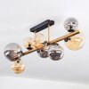 Chehalis Deckenleuchte Glas 10 cm, 12 cm, 15 cm Gold, Schwarz, 8-flammig