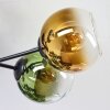 Koyoto Deckenleuchte Glas 15 cm Blau, Gold, Grün, Klar, 6-flammig