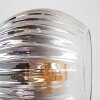 Koyoto Deckenleuchte Glas 15 cm Bernsteinfarben, Klar, Rauchfarben, 6-flammig