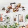 Koyoto Deckenleuchte Glas 15 cm Gold, Schwarz, 10-flammig