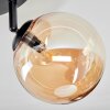 Chehalis Deckenleuchte Glas 15 cm Bernsteinfarben, Rauchfarben, 4-flammig