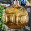 Koyoto Hängeleuchte Glas 15 cm, 20 cm, 25 cm, 30 cm Gold, Schwarz, 5-flammig