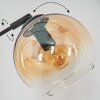 Koyoto Stehleuchte Glas 15 cm Bernsteinfarben, Klar, Rauchfarben, 5-flammig