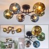 Ripoll Deckenleuchte Glas 15 cm Blau, Chrom, Gold, Grün, Rauchfarben, 6-flammig