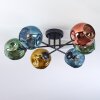 Ripoll Deckenleuchte Glas 15 cm Blau, Gold, Grün, Kupferfarben, 6-flammig