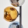 Koyoto Stehleuchte Glas 15 cm Blau, Chrom, Gold, Grün, Rauchfarben, 6-flammig