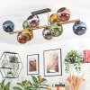 Koyoto Deckenleuchte Glas 15 cm Gold, Schwarz, 10-flammig