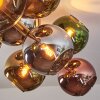Koyoto Deckenleuchte Glas 15 cm Gold, Schwarz, 10-flammig