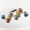 Koyoto Deckenleuchte Glas 15 cm Gold, Schwarz, 10-flammig