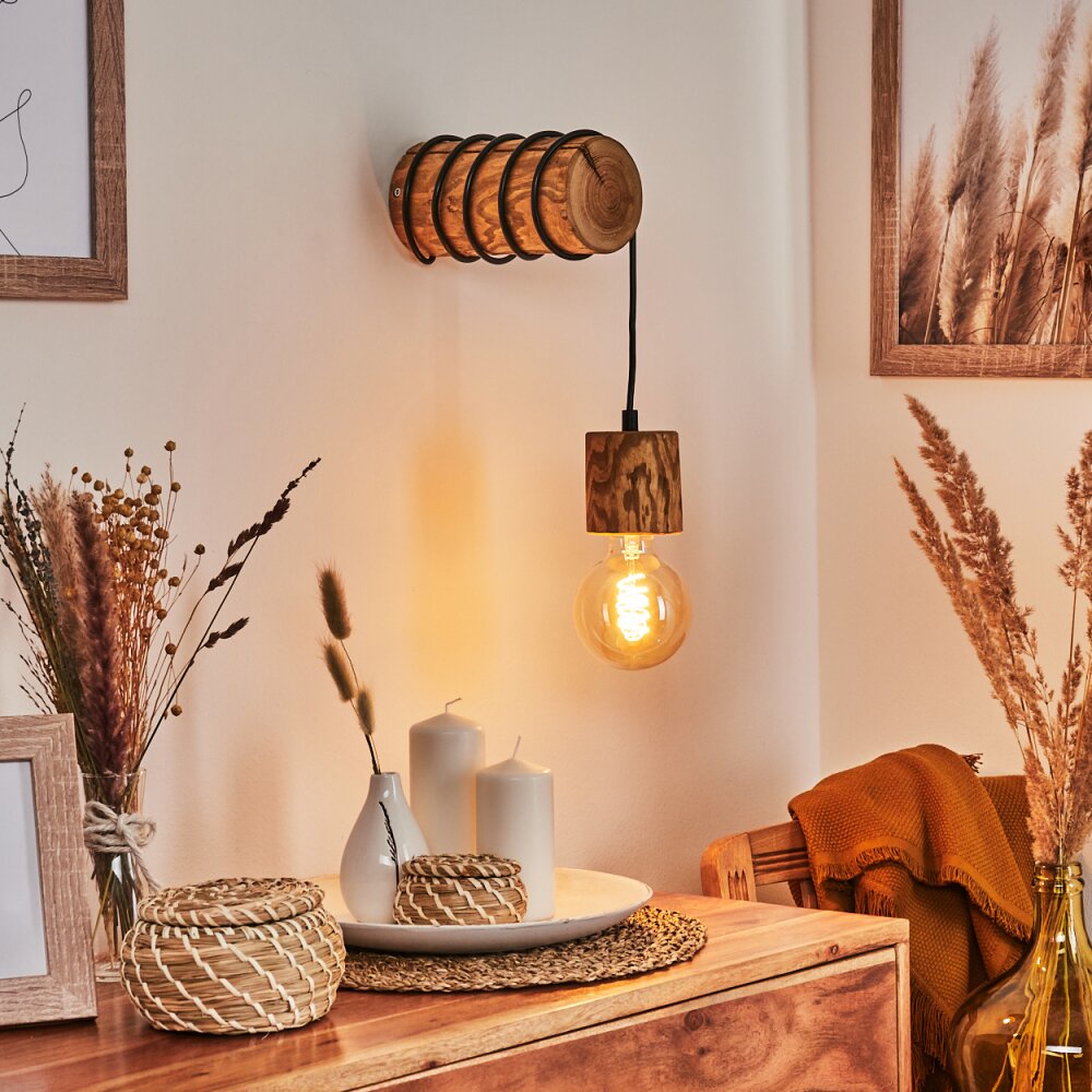 Canedo Wandleuchte Braun, 1-flammig main product photo