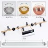 Koyoto Deckenleuchte Glas 15 cm Gold, Schwarz, 10-flammig
