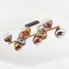 Koyoto Deckenleuchte Glas 15 cm Gold, Schwarz, 10-flammig