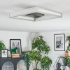 Danor Deckenleuchte LED Nickel-Matt, 1-flammig