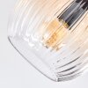 Koyoto Deckenleuchte Glas 15 cm Bernsteinfarben, Klar, 3-flammig