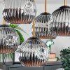 Ripoll Deckenleuchte Glas 15 cm Gold, Schwarz, 5-flammig