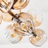 Koyoto Deckenleuchte Glas 15 cm Gold, Schwarz, 10-flammig