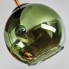 Koyoto Deckenleuchte Glas 15 cm Gold, Schwarz, 5-flammig
