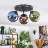 Koyoto Deckenleuchte Glas 15 cm Blau, Grün, Kupferfarben, 3-flammig