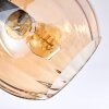 Koyoto Deckenleuchte Glas 15 cm Bernsteinfarben, 3-flammig