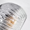 Ripoll Deckenleuchte Glas 15 cm Klar, Rauchfarben, 3-flammig