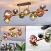 Chehalis Deckenleuchte Glas 10 cm, 12 cm, 15 cm Gold, Schwarz, 8-flammig
