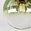 Chehalis Deckenleuchte Glas 10 cm, 12 cm, 15 cm Gold, Schwarz, 8-flammig