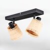 Lindberg Deckenleuchte Schwarz, 2-flammig