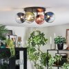 Chehalis Deckenleuchte Glas 15 cm Blau, Grün, Klar, Kupferfarben, 4-flammig