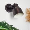 Presa Wandleuchte Schwarz, 1-flammig
