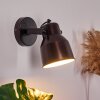 Presa Wandleuchte Schwarz, 1-flammig