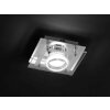 Wofi MOODY Deckenleuchte LED Chrom, 1-flammig