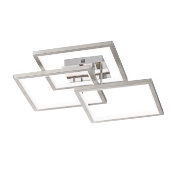 Wofi VISO Deckenleuchte LED Nickel-Matt, 1-flammig
