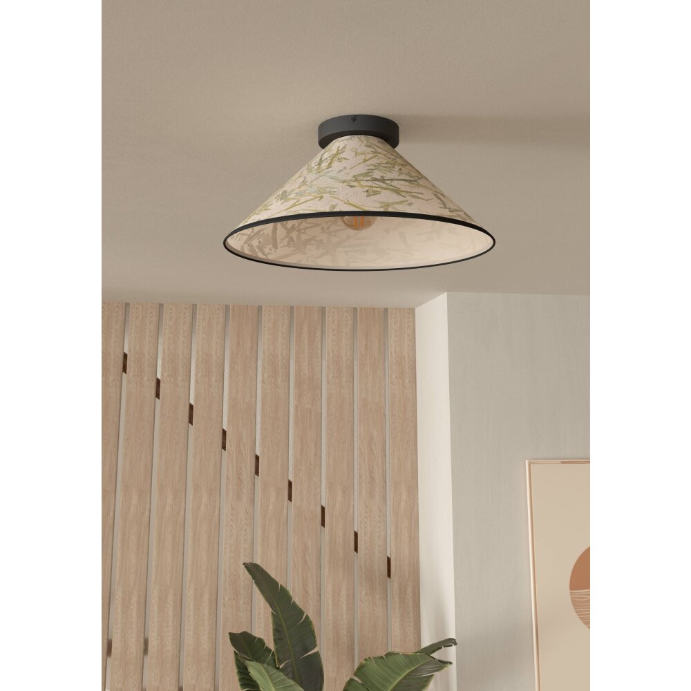 EGLO OXPARK Deckenleuchte Schwarz, 1-flammig main product photo