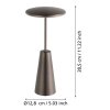 EGLO PICCOLA Tischleuchte LED Bronze, 1-flammig