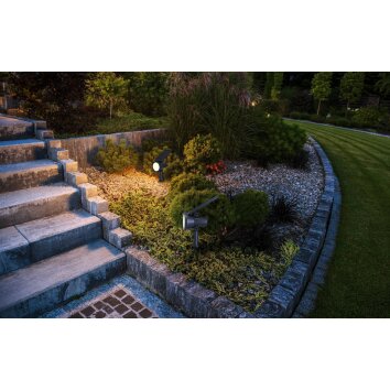 EGLO SAMBUCO Solarleuchte LED Schwarz, 1-flammig