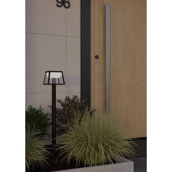 EGLO ALTILIA Solarleuchte LED Schwarz, 1-flammig, Bewegungsmelder