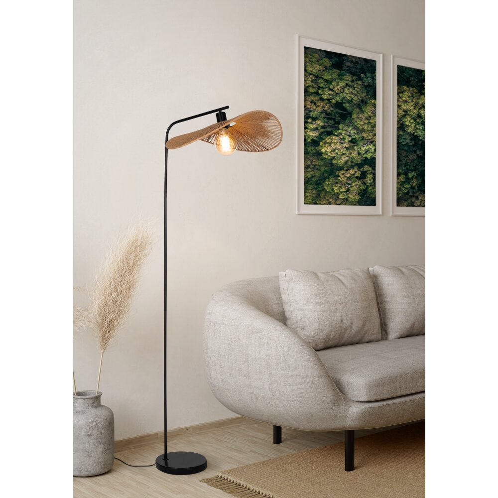 EGLO SIRUELA Stehleuchte Schwarz, 1-flammig main product photo