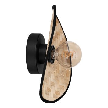 EGLO MARYWELL Wandleuchte Schwarz, 1-flammig