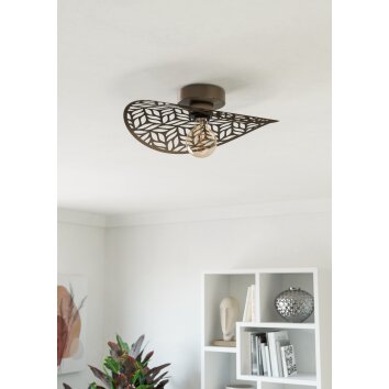 EGLO SWABY Deckenleuchte Bronze, 1-flammig