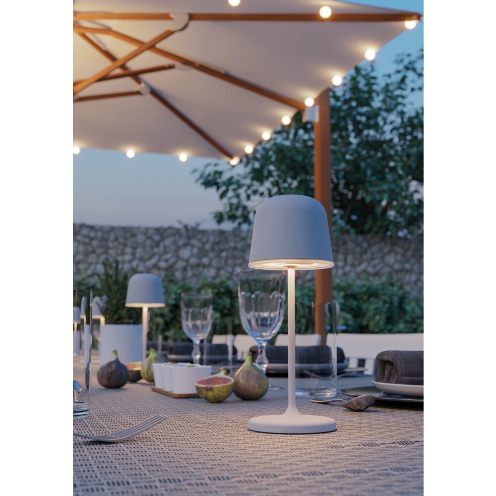 EGLO MANNERA-S Tischleuchte LED Grau, 1-flammig, Fernbedienung, Farbwechsler main product photo
