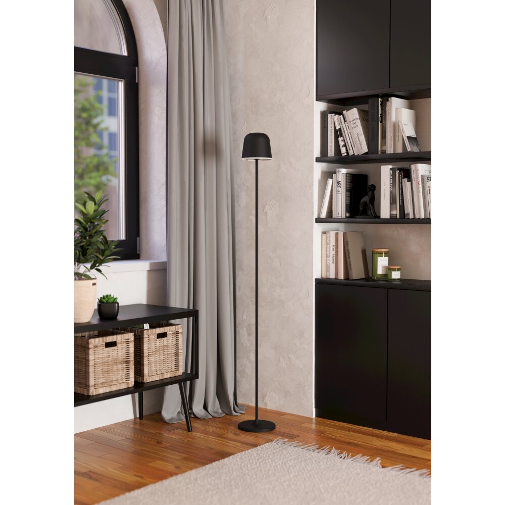 EGLO MANNERA-L Stehleuchte LED Schwarz, 1-flammig, Fernbedienung, Farbwechsler main product photo