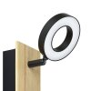 EGLO RIELVES Wandleuchte LED Braun, Schwarz