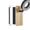 EGLO RIELVES Wandleuchte LED Braun, Schwarz