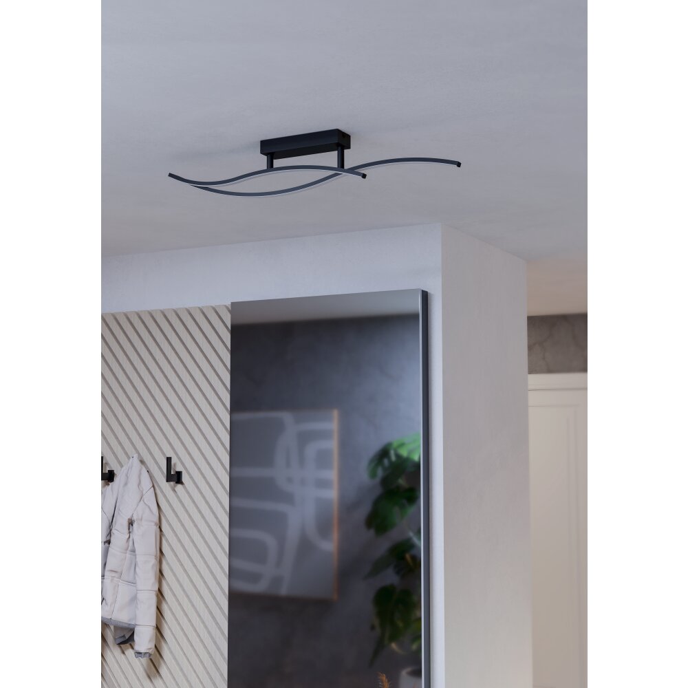 EGLO GRISOLIA Deckenleuchte LED Schwarz main product photo