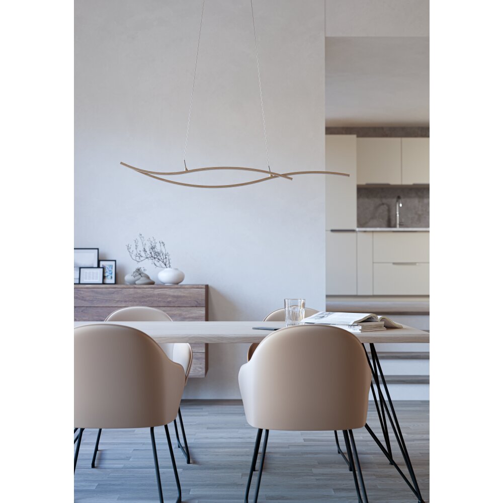 EGLO GRISOLIA Hängeleuchte LED Braun main product photo