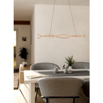 EGLO LASANA 4 Hängeleuchte LED Hellbraun